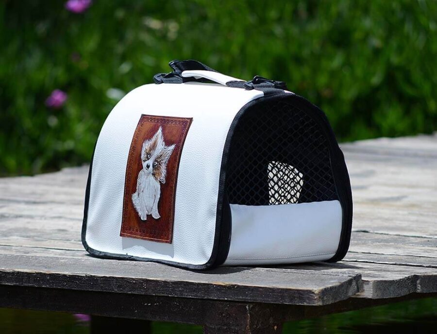 کیف حمل سگ و گربه و طوطی سانان مدل چرمی | پرشین پت لند
