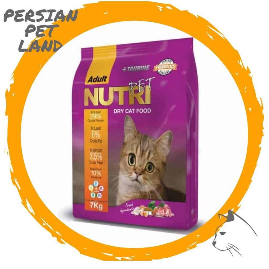 غذای خشک گربه بالغ نوتری پت 7 کیلوگرمی | پرشین پت لند